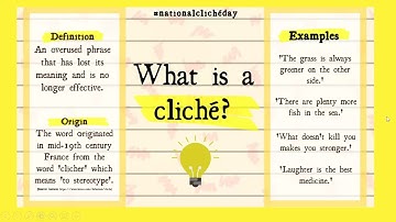 Week 10: Idioms, Clichés, Slang, and Jargon