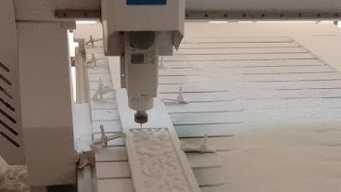 3D CNC Work On Corian Sheet