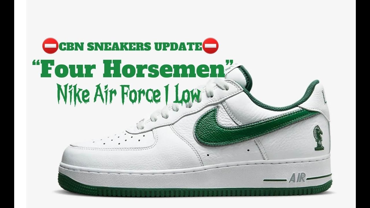 Detailed Look at This Year's 'Four Horsemen' Nike Air Force 1