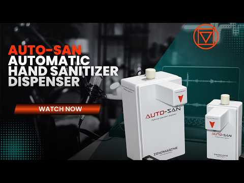 Auto-San Automatic hand sanitizer dispenser - video from Ignomagine