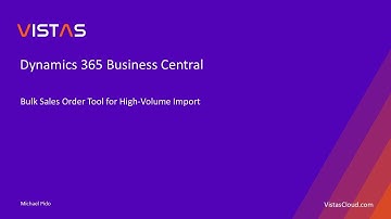 Dynamics 365 Business Central App - Bulk Sales Order Tool for High Volume Import