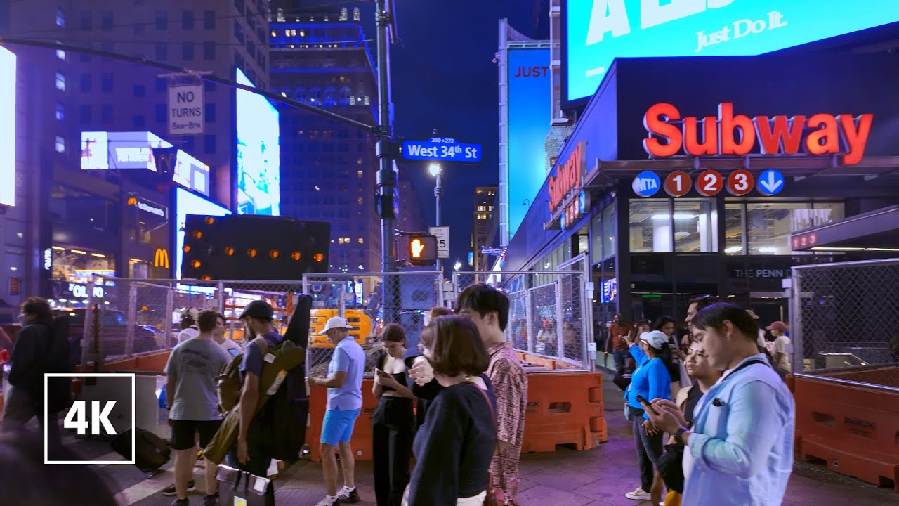 New York, Amerika Serikat | Jelajah Kota 4K | 30 Agu 2024
