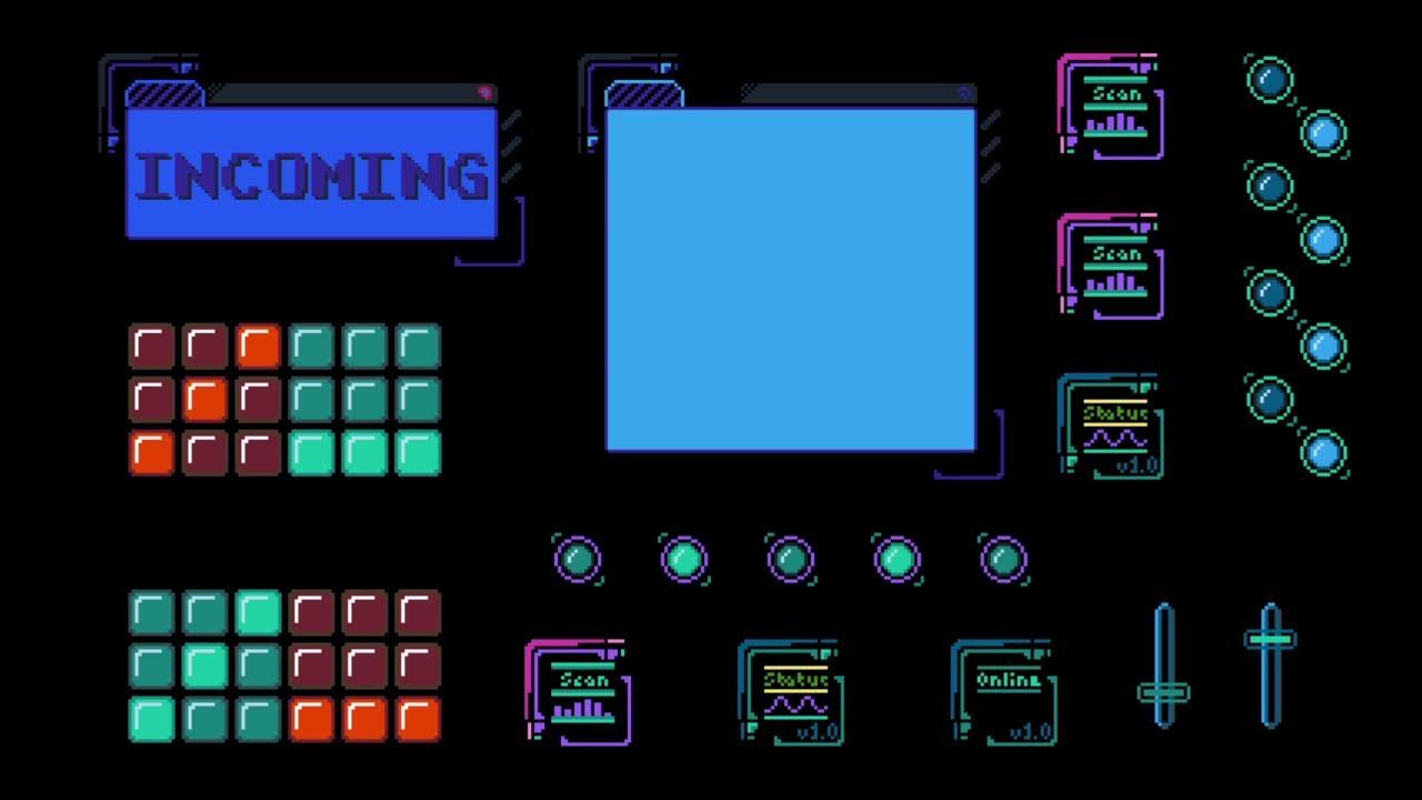 Ophidic Displays The Side Monitor Tech Garbage Screensaver Test 3
