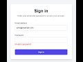 ✨🔑 Easy Sign-In, Smooth User Experience!