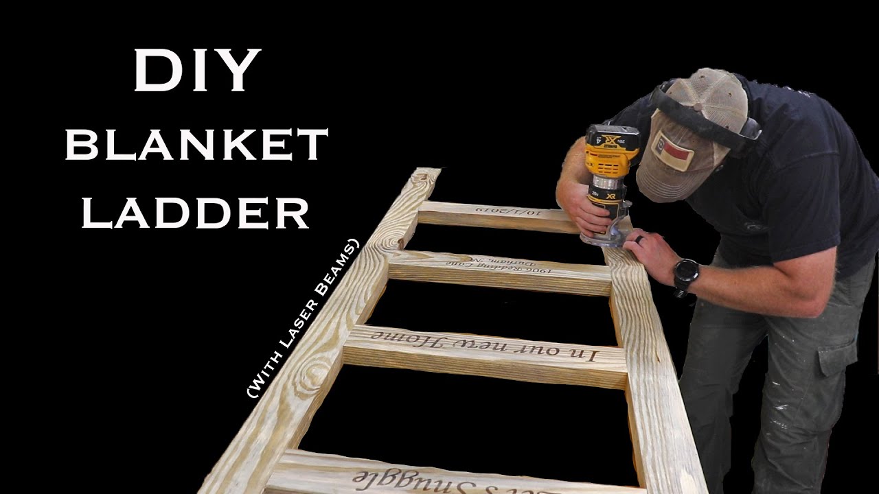 Make a DIY Blanket Ladder for your HOME YouTube