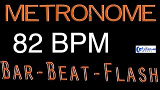 metronome 82 bpm