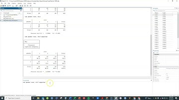 Chi-square tests contingency tables in Stata