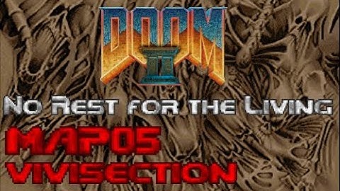 Doom II: No Rest for the Living - Map05: Vivisection (100%) [DOSBox]