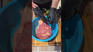 Tomahawk Steaks | Seasoning Smoking Grilling Slicing | Part 2