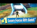 Learn Force abilities at Rift Gates in different matches Location - Fortnite