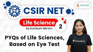 12:00 PM - CSIR UGC NET 2020 | Life Science by Kumkum Ma