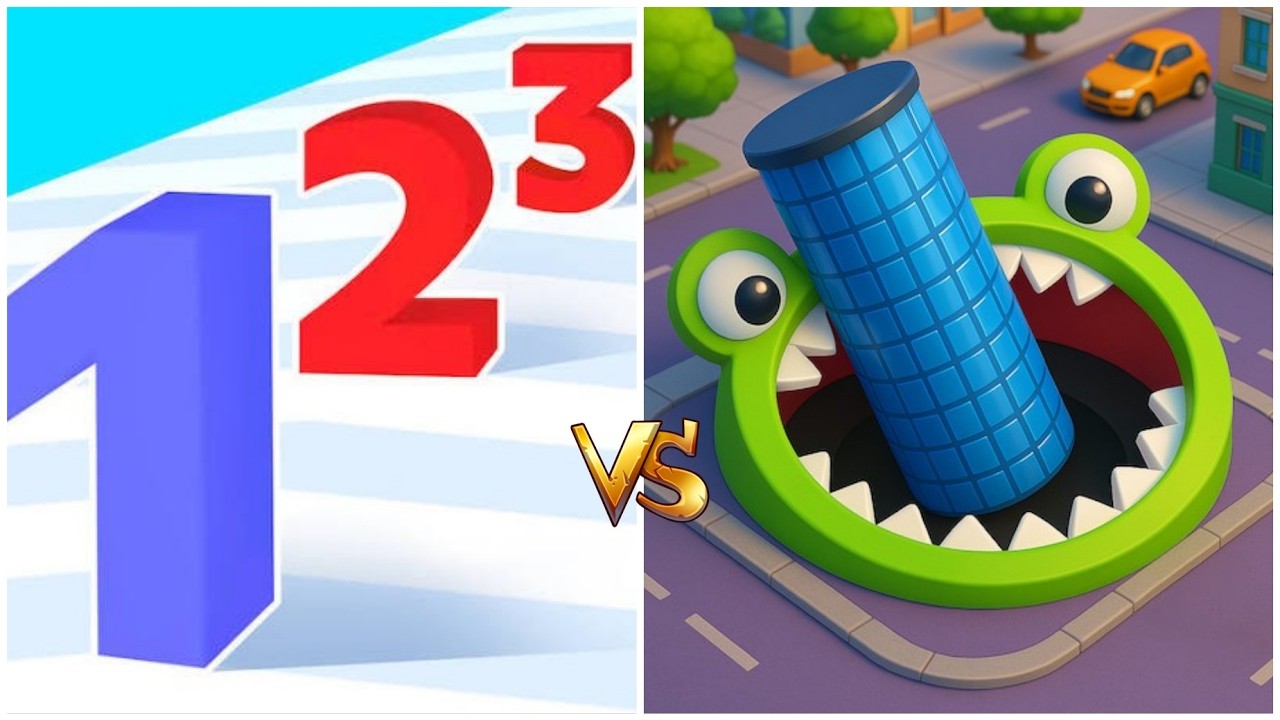 Number Master: Run and Merge vs Going Balls Challenge Mix Gameplay Walkthrough!