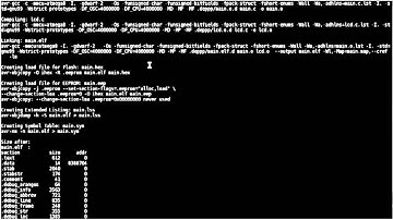 Use of Makefile with avr-gcc.