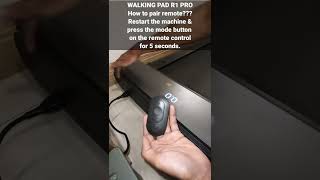 How to pair Mi Walking Pad R1 Pro remote