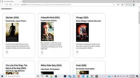 Oscar Films Rails API  Backend and JavaScrip, HTML, CSS Frontend  My 4th Project