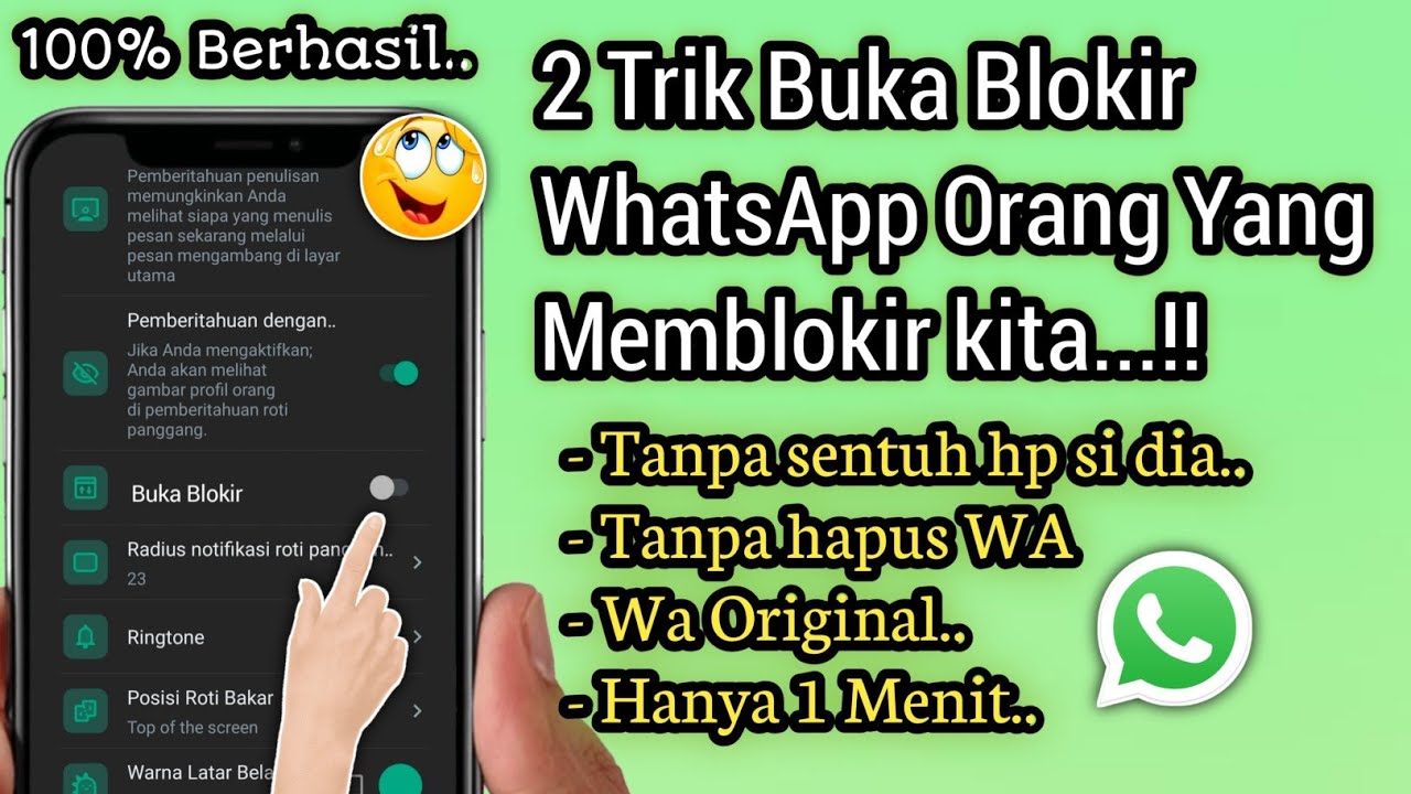 2 Cara Membuka Blokir Orang Yang Memblokir kita Di WhatsApp Tanpa