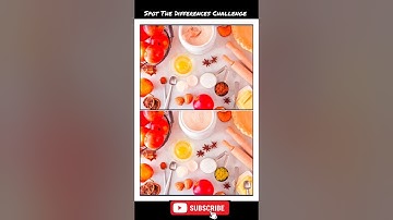 Spot The Difference Challenge: Find 5 Differences In These Fruits & Condiments Pictures