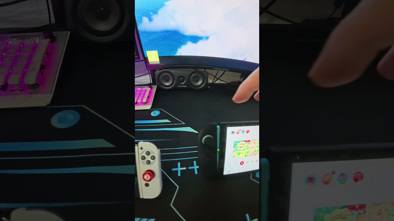 Je m'éclate avec mes Nintendo Switch #games #nintendo #gaming #mario #switch #switch2 #viral