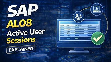 AL08 T-Code Day-06 Explained | Active User Sessions in SAP