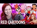 32 CARTOON IMPRESSIONS (RED!)