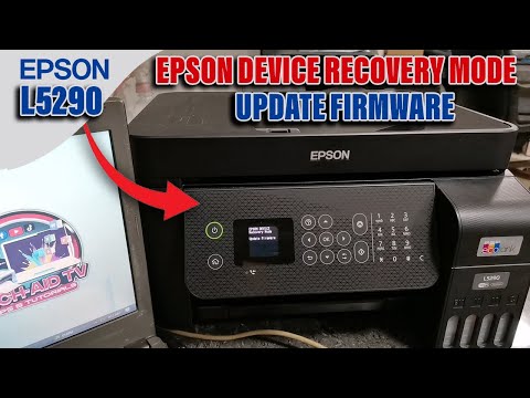 HOW TO FIX EPSON DEVICE RECOVERY MODE (UPDATE FIRMWARE) ONLY.