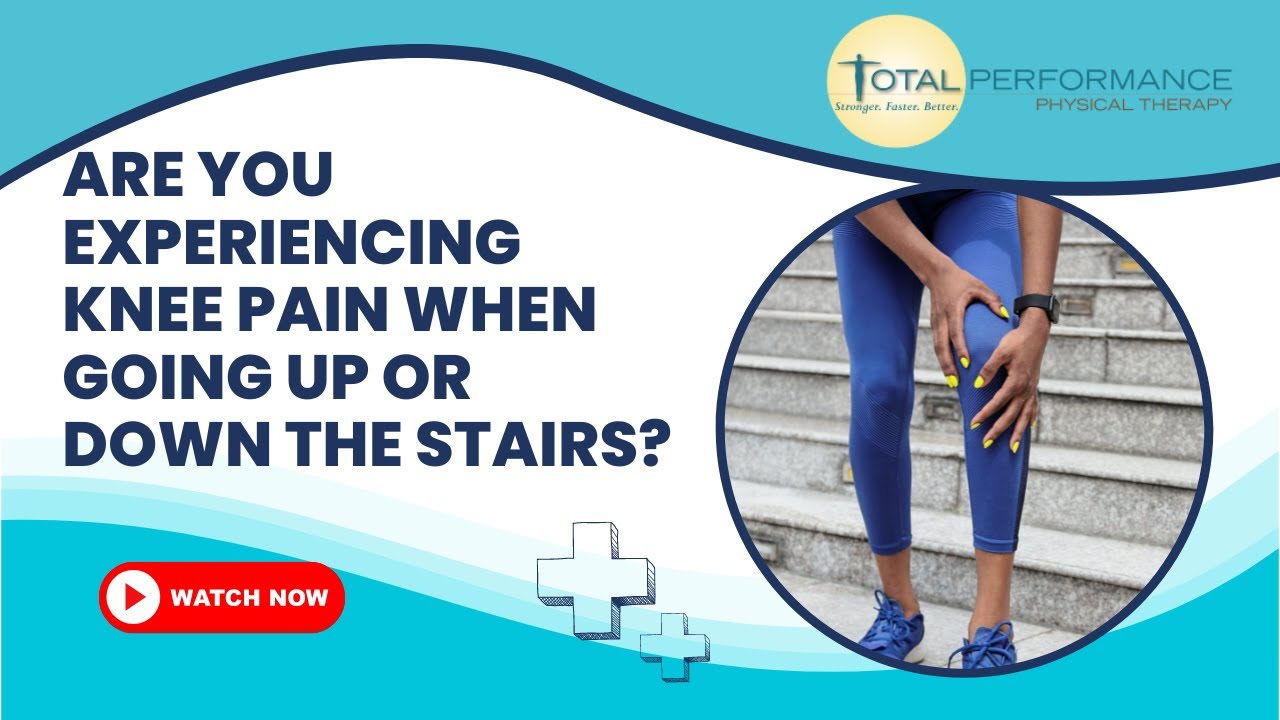Are you experiencing knee pain when going up or down the stairs? - YouTube