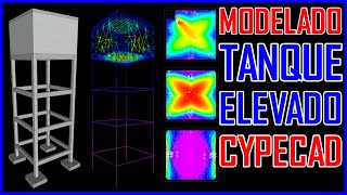 Cálculo de TANQUE ELEVADO con CYPECAD 2022 | Modelado de Estructuras de Concreto Armado DESDE CERO