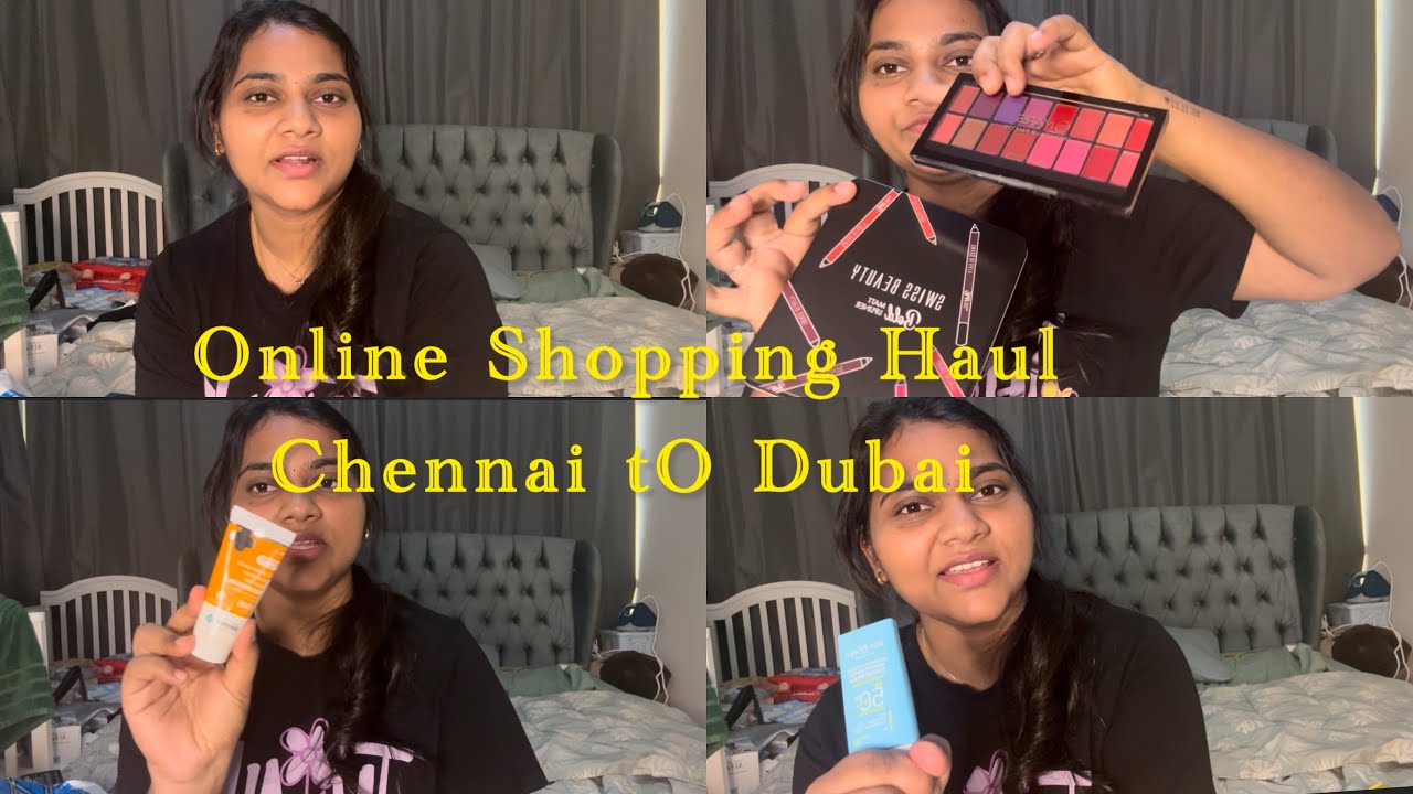 Online Shopping Haul🥳| Living in Dubai Series💜| Skincare , Makeup and More🤩