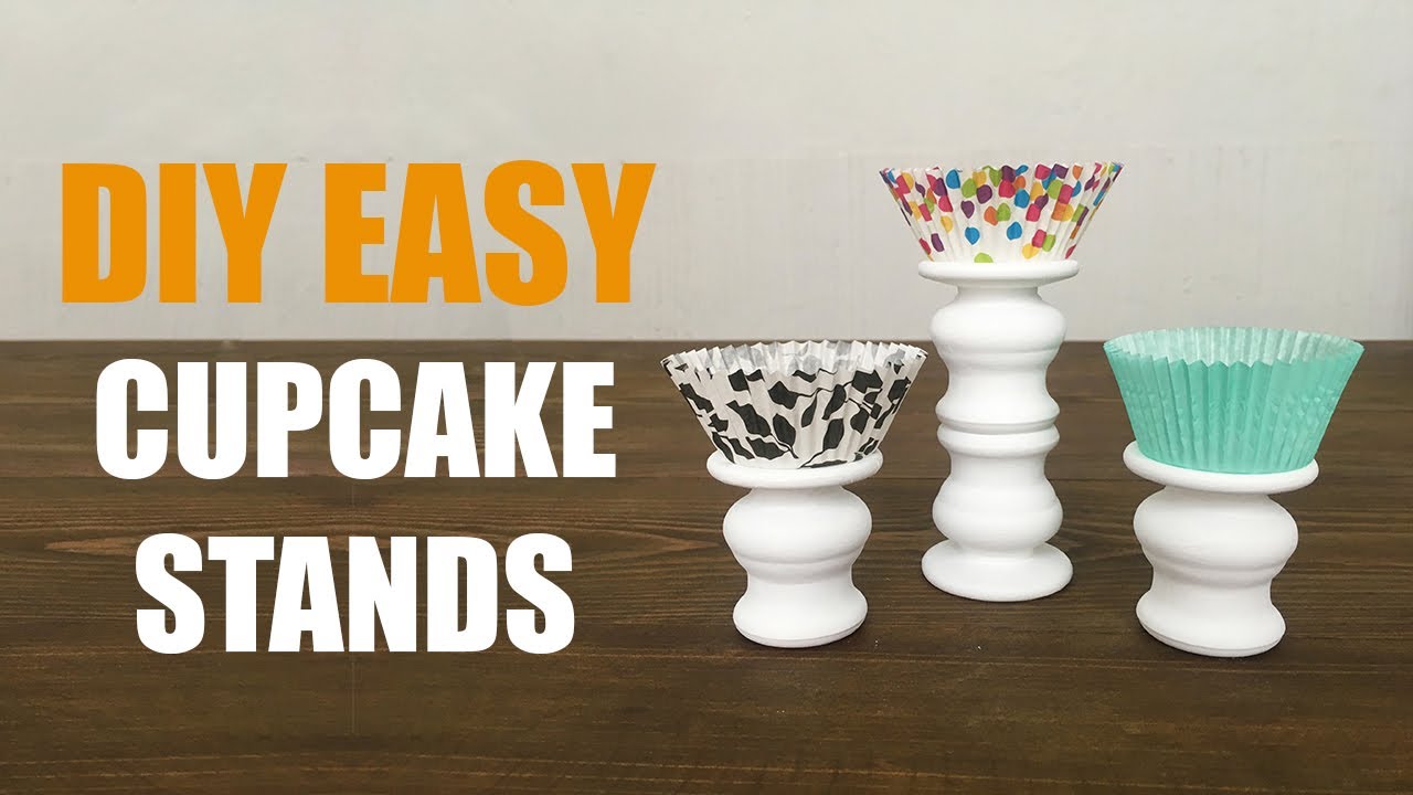 DIY Easy 3 Cupcake Stands