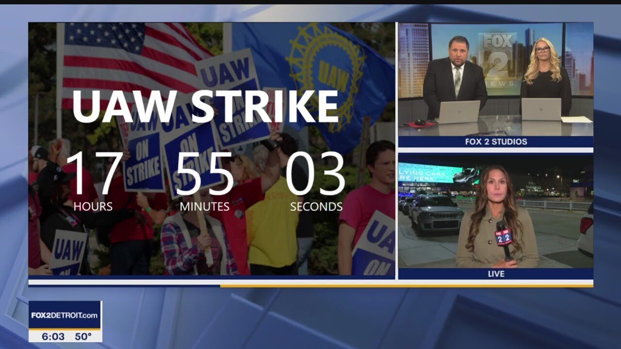 UAW strike update on day of deadline YouTube