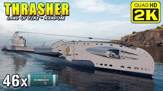 Submarine Thrasher  very accurate torpedoes