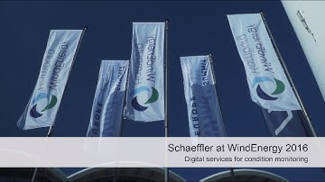 Schaeffler at 2016 WindEnergy Hamburg: Condition Monitoring [Schaeffler]