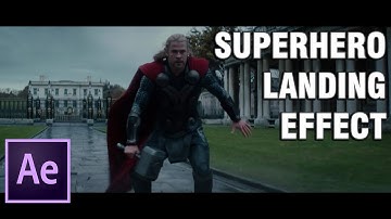 Hancock Landing Effect | Superhero Landing Effect After Effects VFX | Land Like Superhero