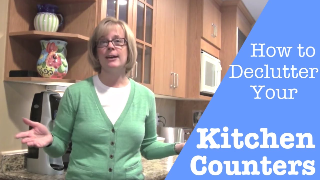 How to Declutter Kitchen Counters Quickly - The Savvy Sparrow