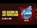 Live session with Jsk Travelogue 📸 | Let’s Talk Today #youtubelive #jsktravelogue #youtubechannel 