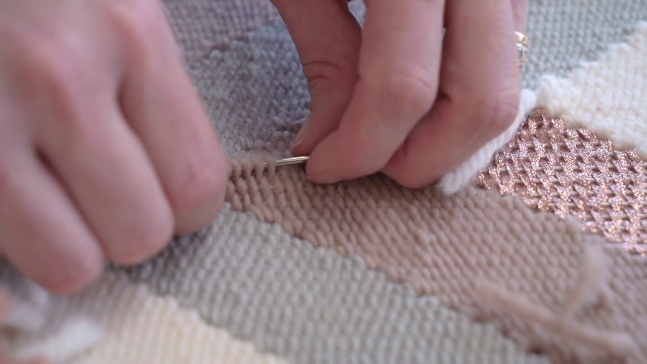 Seaming with Tapestry Needle 