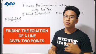 Finding the Equation of the Line Given Two Points - Grade 8 Math