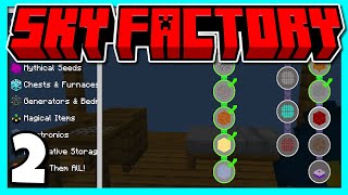 Minecraft - Sky Factory  Ep2  Quest Blasting  #skyfactory