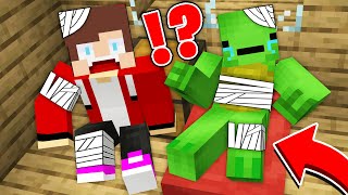 ALL EPISODES of HURT JJ and MIKEY in Minecraft! - Maizen