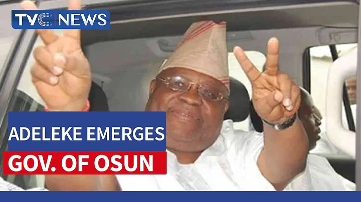 VIDEO: INEC Declares PDP's Adeleke Winner of Osun Governorship Election