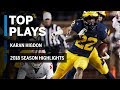 Season Highlights: Karan Higdon Declares for the 2019 NFL Draft | Michigan | Big Ten Football