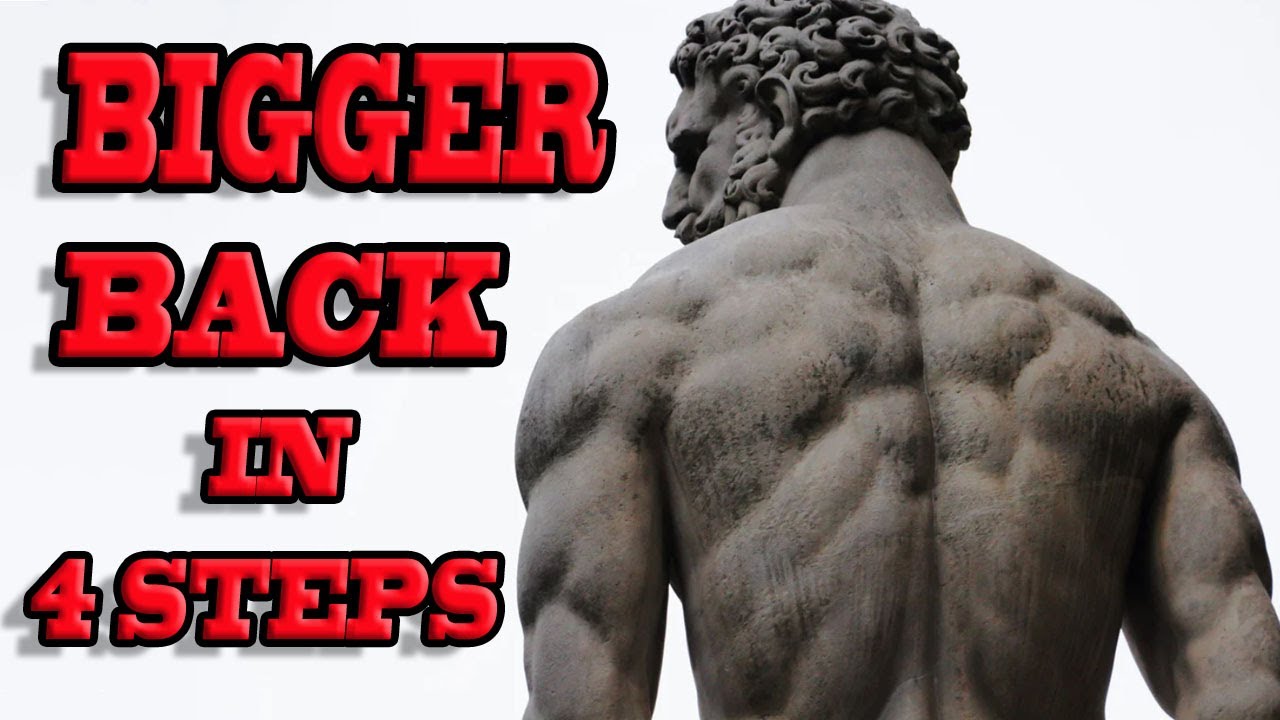 Come with me if you want a BIG BACK (4 steps MASSterplan)