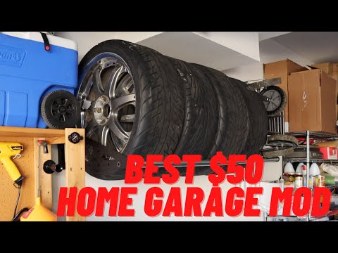 The best $50 Home Garage Upgrade (2020 Costco bought Tire Rack edition)