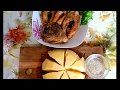 Молдавская мамалыга с рыбой 🐡и соусом муждей💯🍷