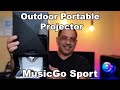 Watch Movies Anywhere!  Elite Screens MosicGo Portable Projector for the Outdoor Projector