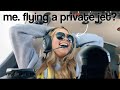 come fly on a private jet with me | DAY IN MY LIFE