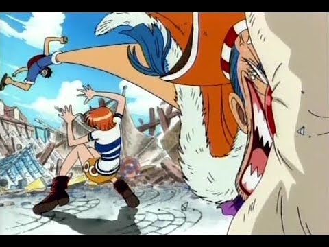 Ван пис луффи против Багги/One piece Luffy vs Baggi