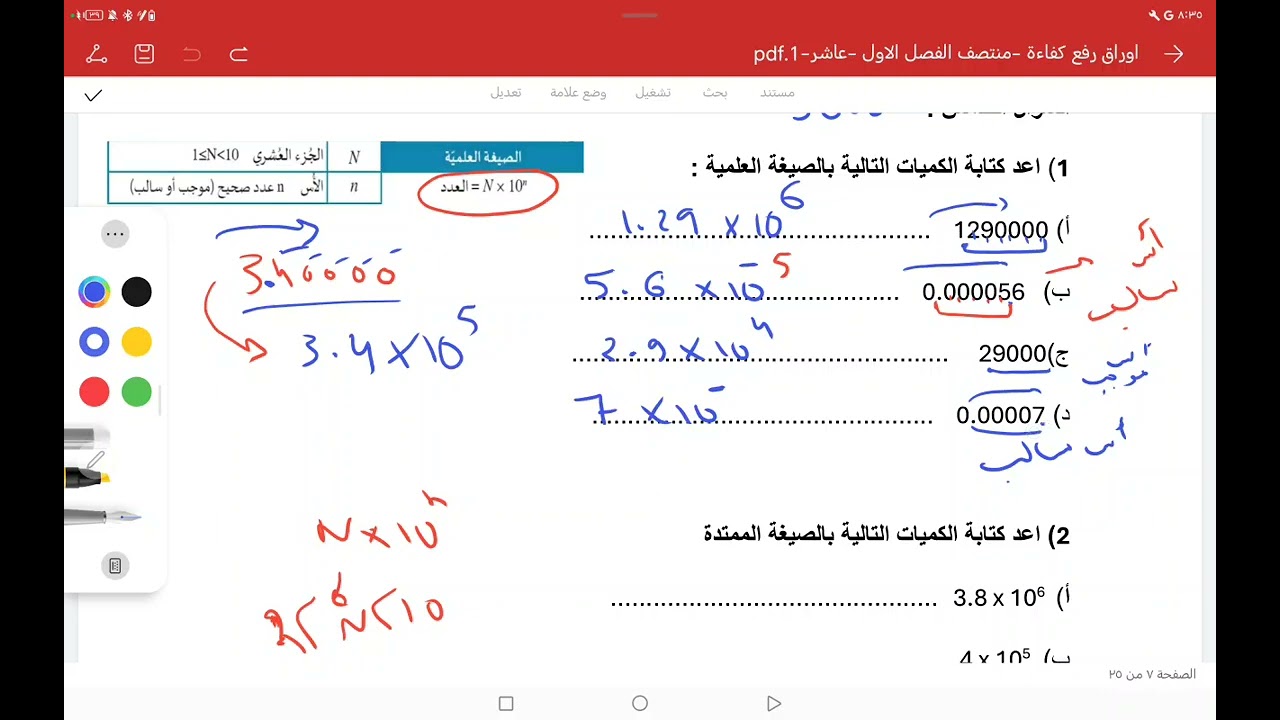مراجعة الوحدة الأولى عاشر
