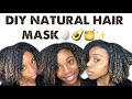 DIY NATURAL HAIR MASK | for growth, moisture, and defined hair