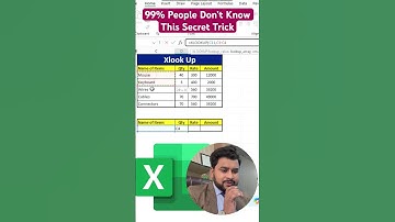 #exclusiveinterview #excel #xlookup #officetricks #microsoftexcel #exceltips